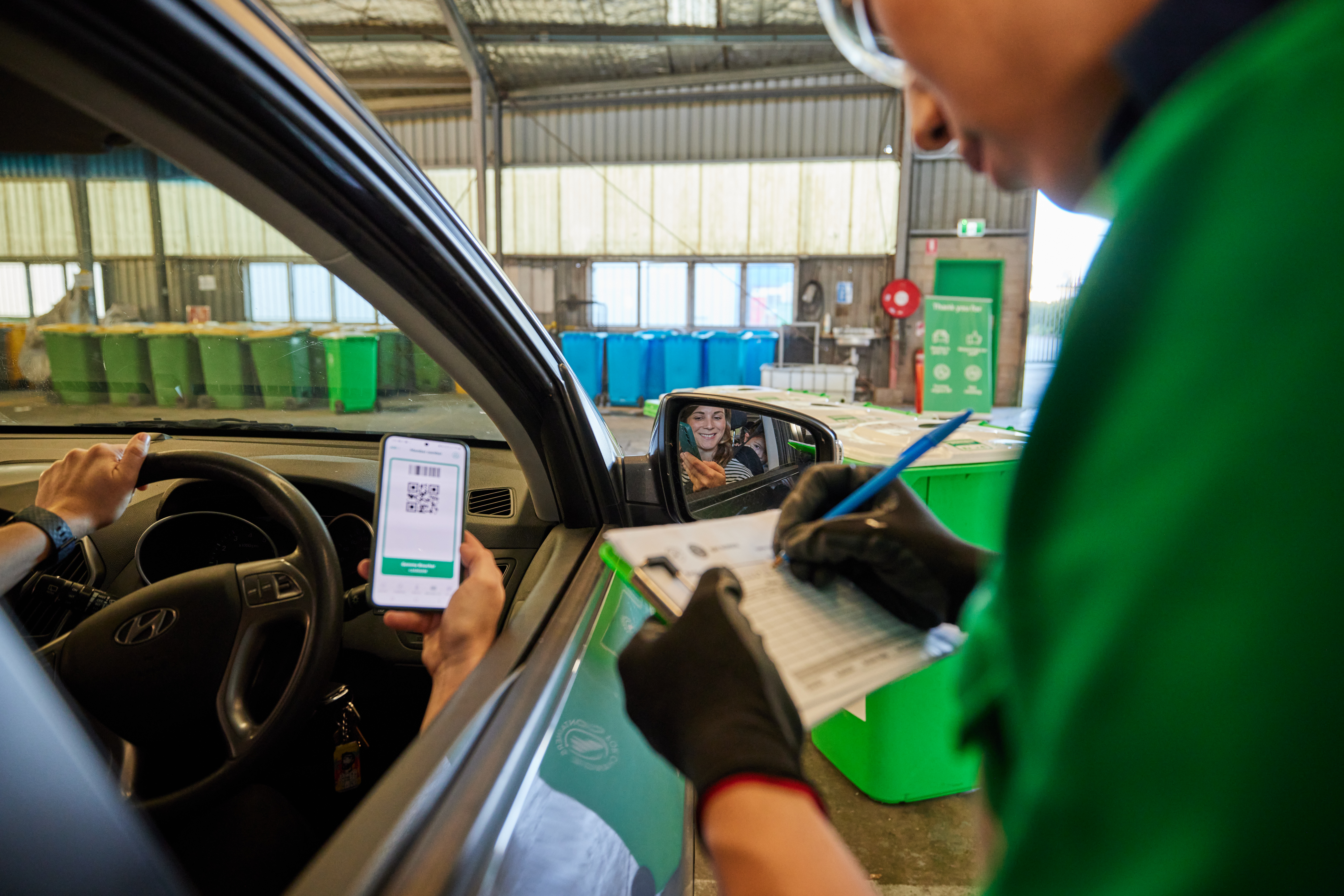 member number in drive through depot