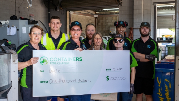Caboolture Container Recycling 200 million container milestone | Containers for Change Queensland