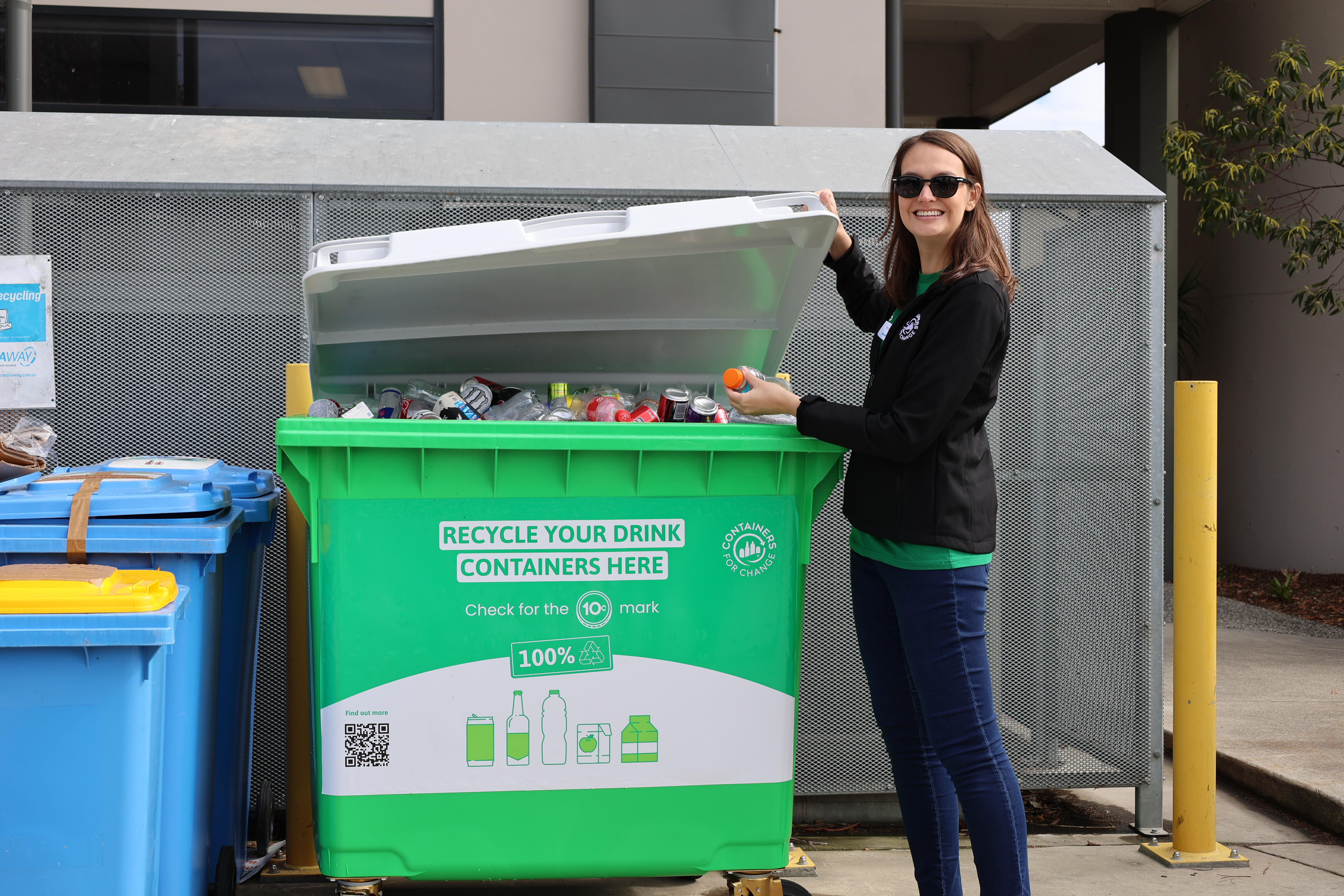 Large green bin