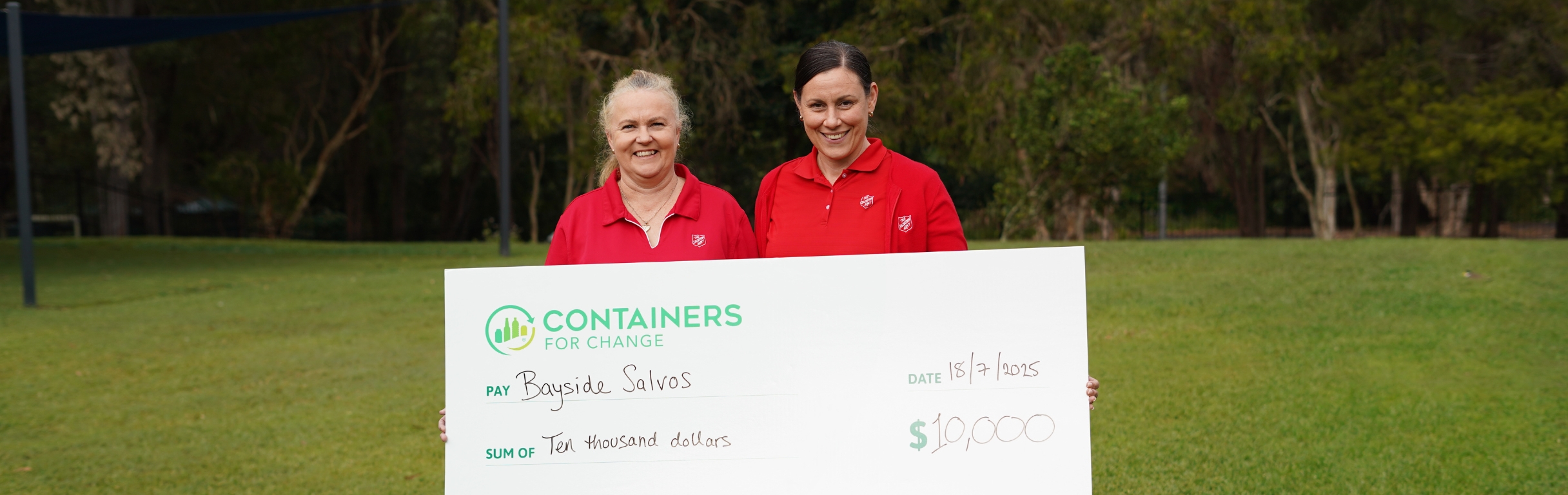 Meet the Charity Winner of ‘Turn 10 cents into $10,000’: Bayside Salvation Army | Containers for Change QLD