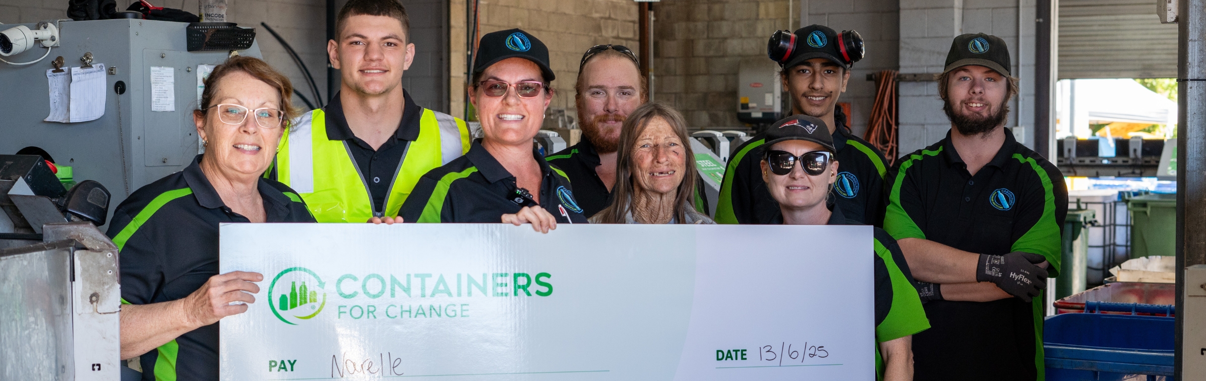Caboolture Container Recycling 200 million container milestone | Containers for Change Queensland