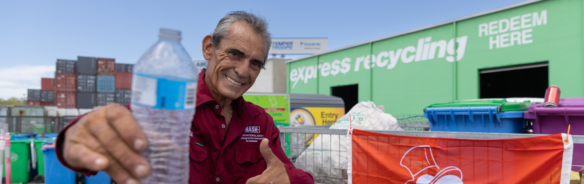 Meet Paul: The Moreton Bay Man Who’s Recycled 1.3 Million Containers For Charity  | Containers for Change Queensland