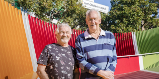 Two mates, one apartment block
