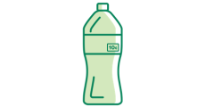 PET PLASTIC BOTTLES